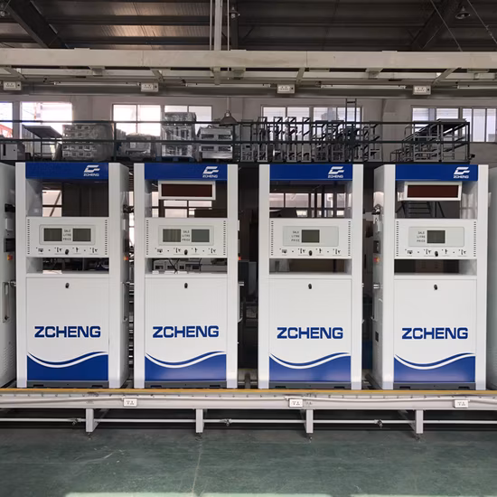 Zcheng 휘발유 펌프 기계 Tokheim 연료 분배기 가격 주유소 펌프 연료 분배기